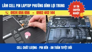 Làm Cell Pin Laptop Phường Bình Lợi Trung