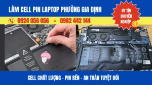 Làm Cell Pin Laptop Phường Gia Định