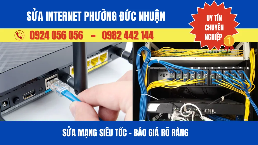 Sửa Internet Phường Đức Nhuận
