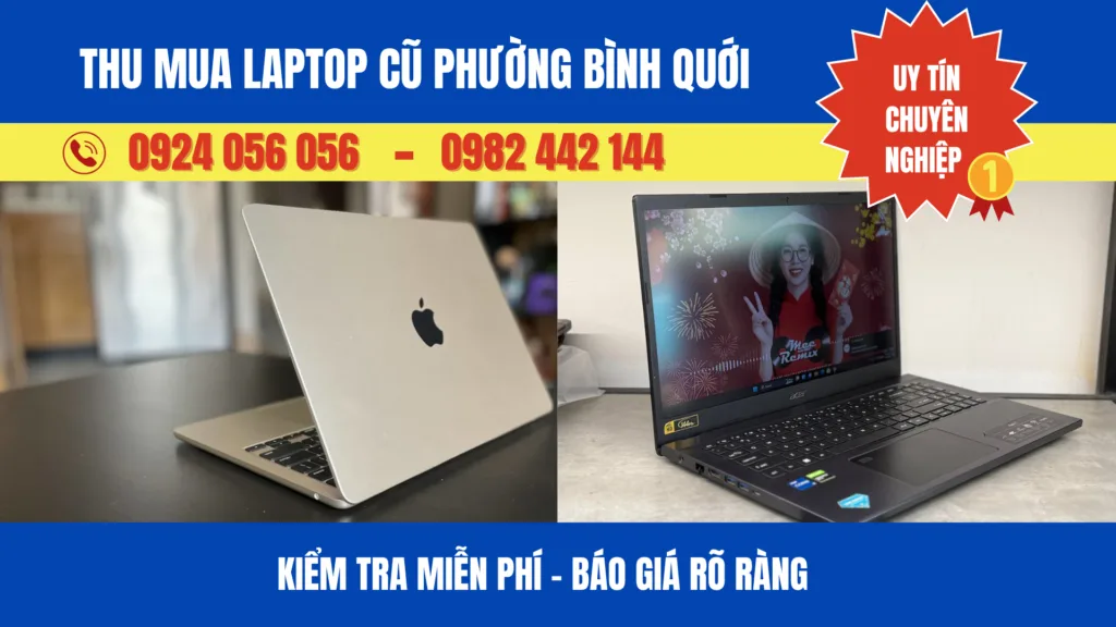 Thu Mua Laptop Cũ Phường Bình Quới