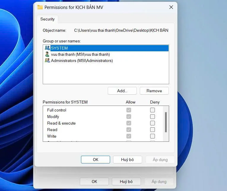 Windows Không Cho Xóa File Do Thiếu Quyền: Nguyên Nhân Và Cách Khắc Phục 2 Windows Không Cho Xóa File Do Thiếu Quyền: Nguyên Nhân Và Cách Khắc Phục
