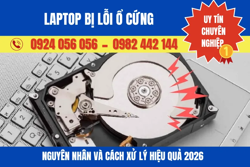 Laptop Bị Lỗi Ổ Cứng 
