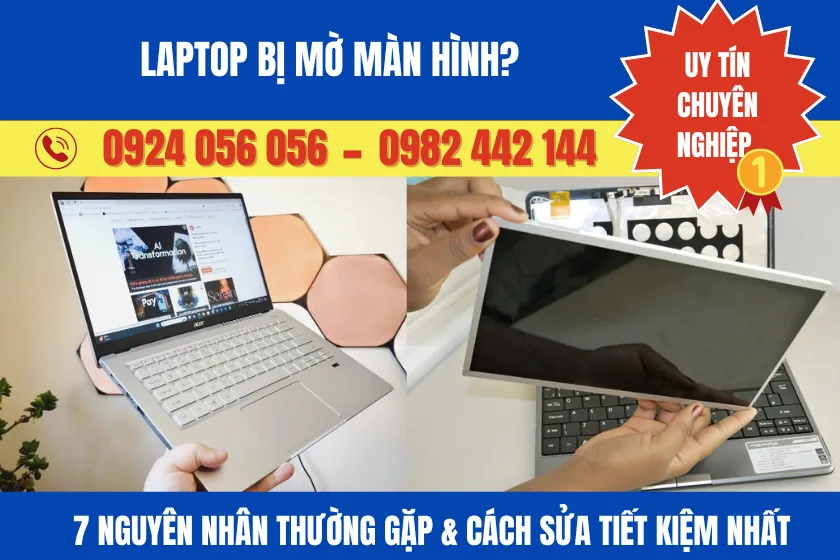 Laptop Bị Mờ Màn Hình? 7 Nguyên Nhân Thường Gặp &Amp; Cách Sửa Tiết Kiệm Nhất 1 Laptop Bị Mờ Màn Hình