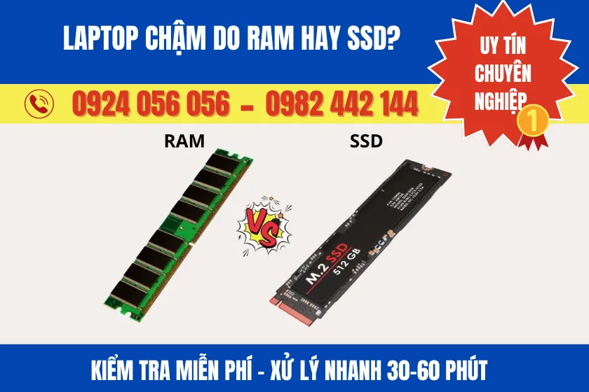 Laptop Chậm Do Ram Hay Ssd