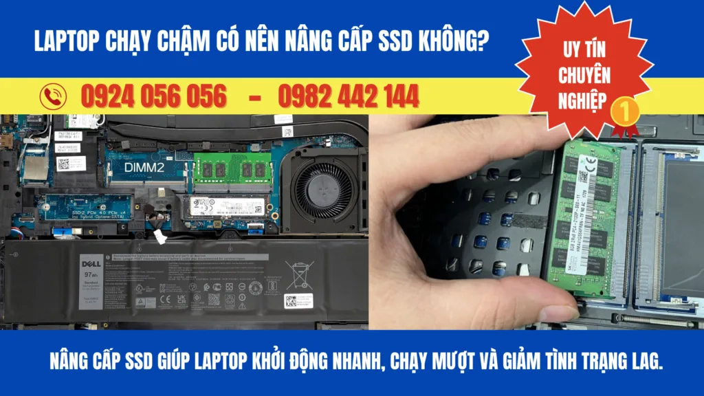 Laptop Chạy Chậm Có Nên Nâng Cấp Ssd