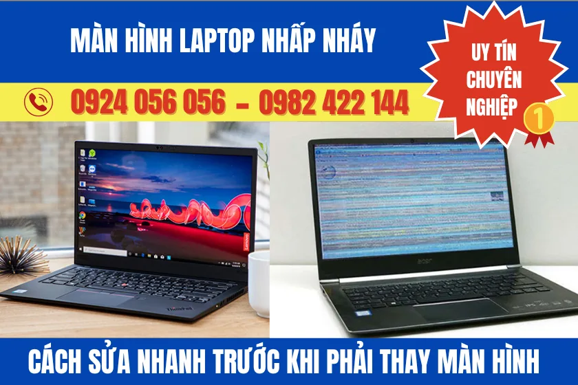 Màn Hình Laptop Chớp Tắt Liên Tục