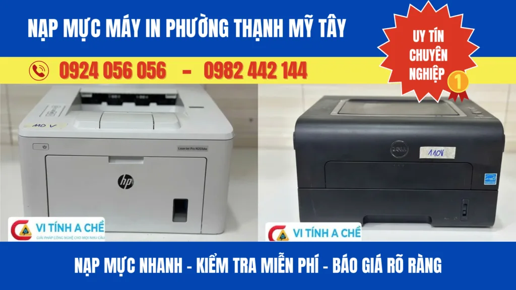 Nạp Mực Máy In Phường Thạnh Mỹ Tây