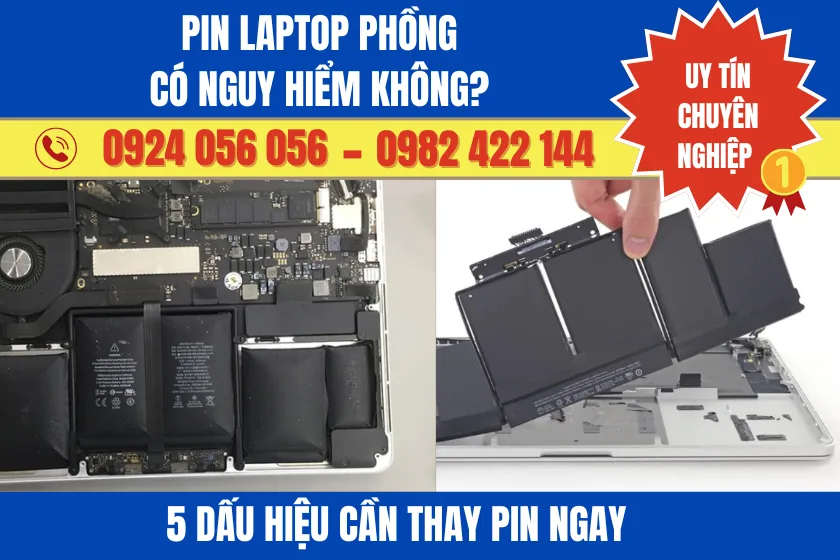 Pin Laptop Bị Phồng