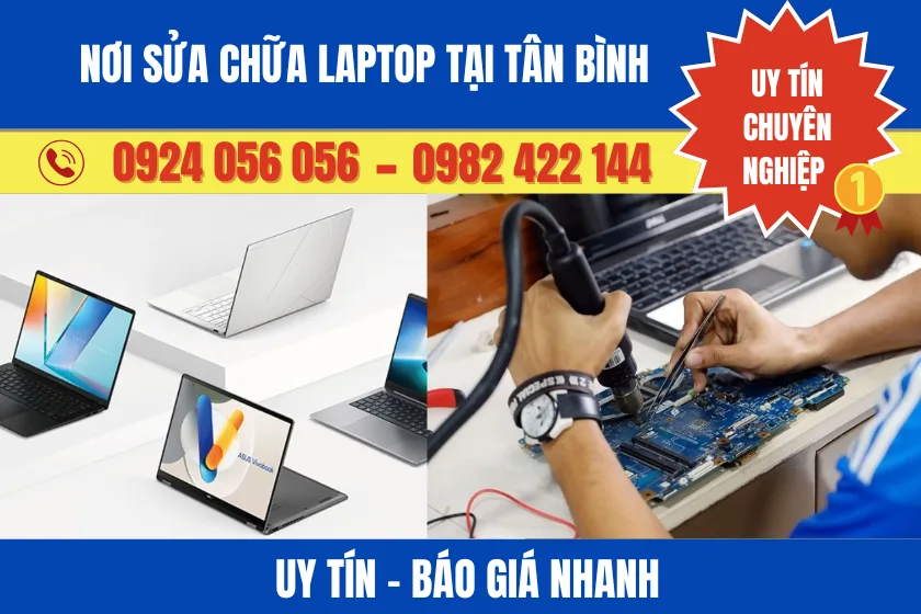 Nơi Sửa Laptop Uy Tín Tại Tân Bình