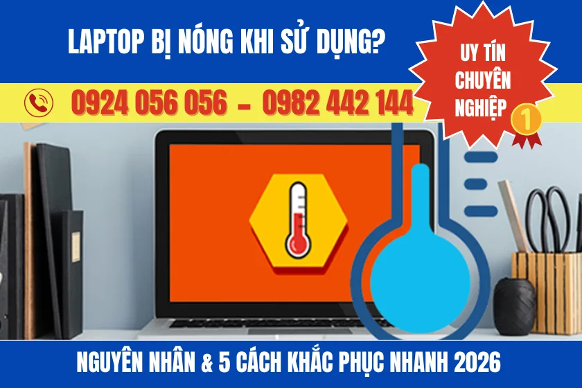 Laptop Bị Nóng Khi Sử Dụng? Nguyên Nhân &Amp; 5 Cách Khắc Phục Nhanh 2026 1 Laptop Bị Nóng Khi Sử Dụng