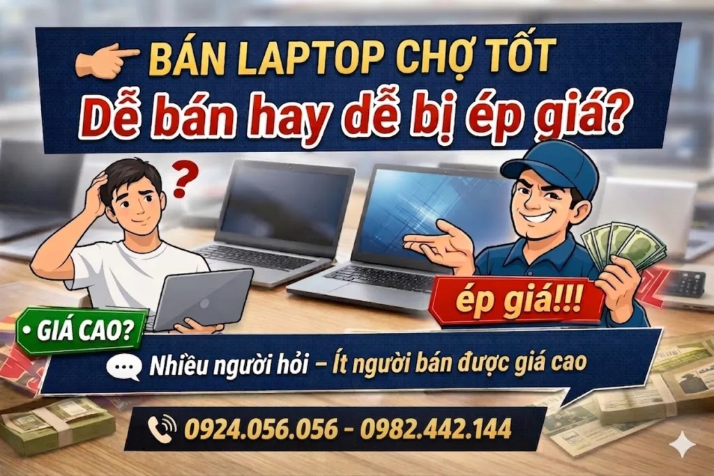 Bán Laptop Chợ Tốt Có Được Giá Cao Không? Kinh Nghiệm Thực Tế 1 Bán Laptop Chợ Tốt