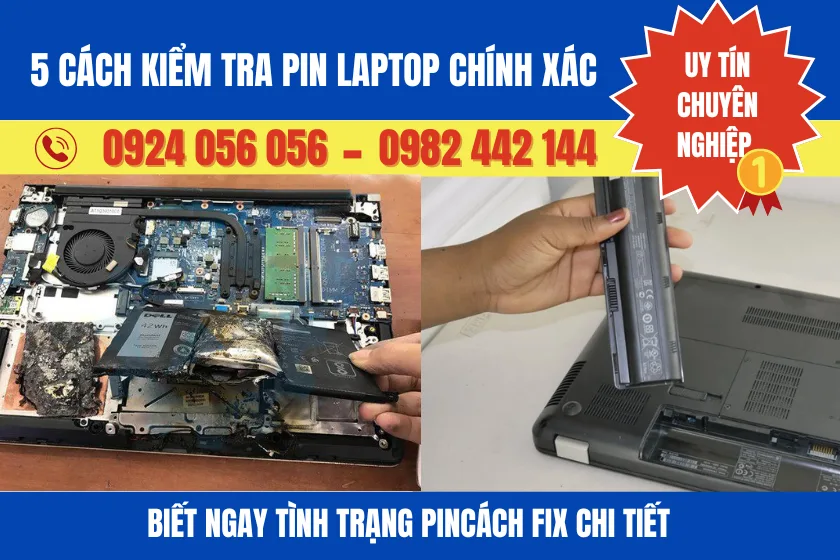 5 Cách Kiểm Tra Pin Laptop Chính Xác | Biết Ngay Tình Trạng Pin 1 Cách Kiểm Tra Pin Laptop