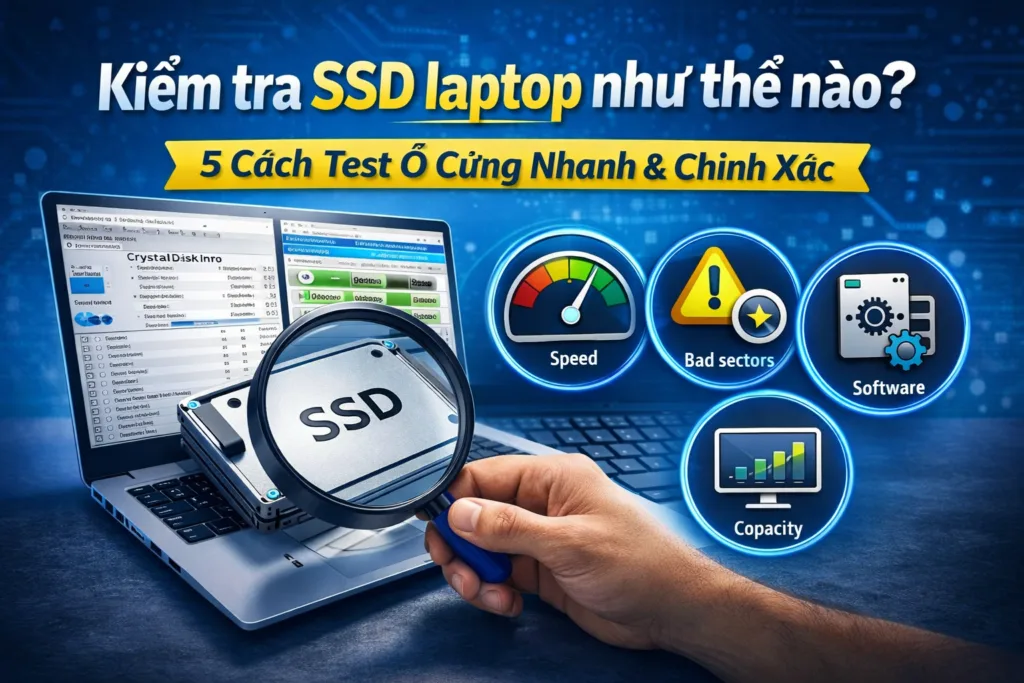 Kiểm Tra Ssd Laptop Như Thế Nào? 5 Cách Test Ổ Cứng Nhanh &Amp; Chính Xác 1 Kiểm Tra Ssd Laptop