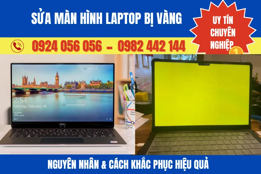 Màn Hình Laptop Bị Vàng: 5 Nguyên Nhân &Amp; Cách Sửa Nhanh 30 Phút 1 Màn Hình Laptop Bị Vàng