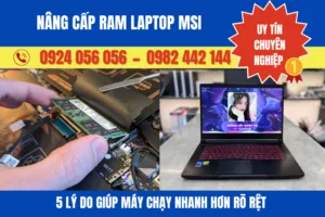 Nâng Cấp Ram Laptop Msi