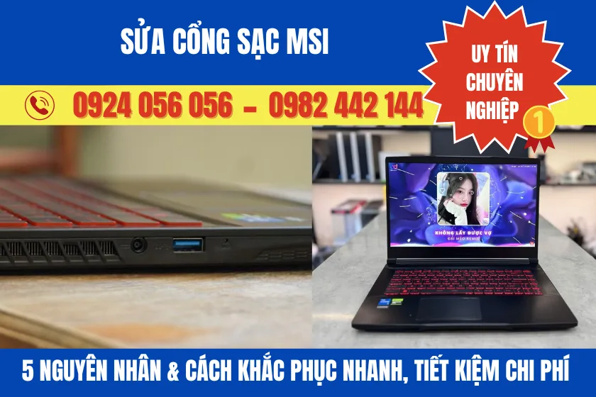 Sửa Cổng Sạc Msi