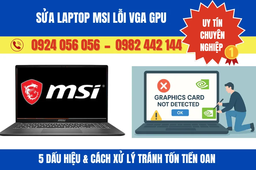 Sửa Laptop Msi Lỗi Vga Gpu