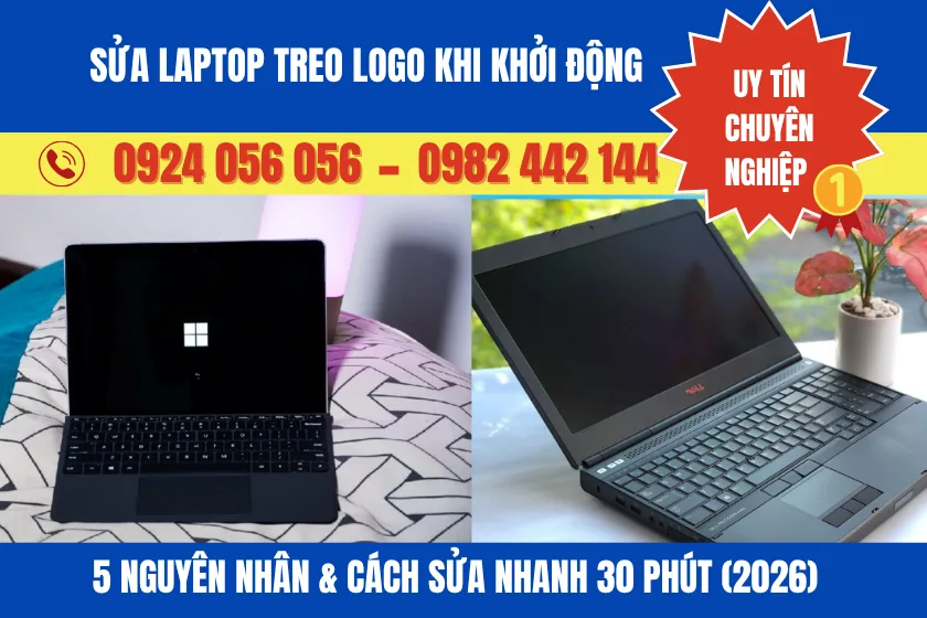 Laptop Treo Logo? 5 Nguyên Nhân &Amp; Cách Sửa Nhanh 30–60 Phút (2026) 1 Laptop Treo Logo