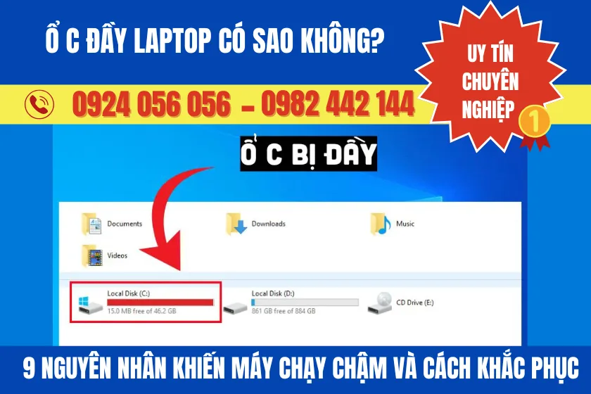 Ổ C Đầy Laptop