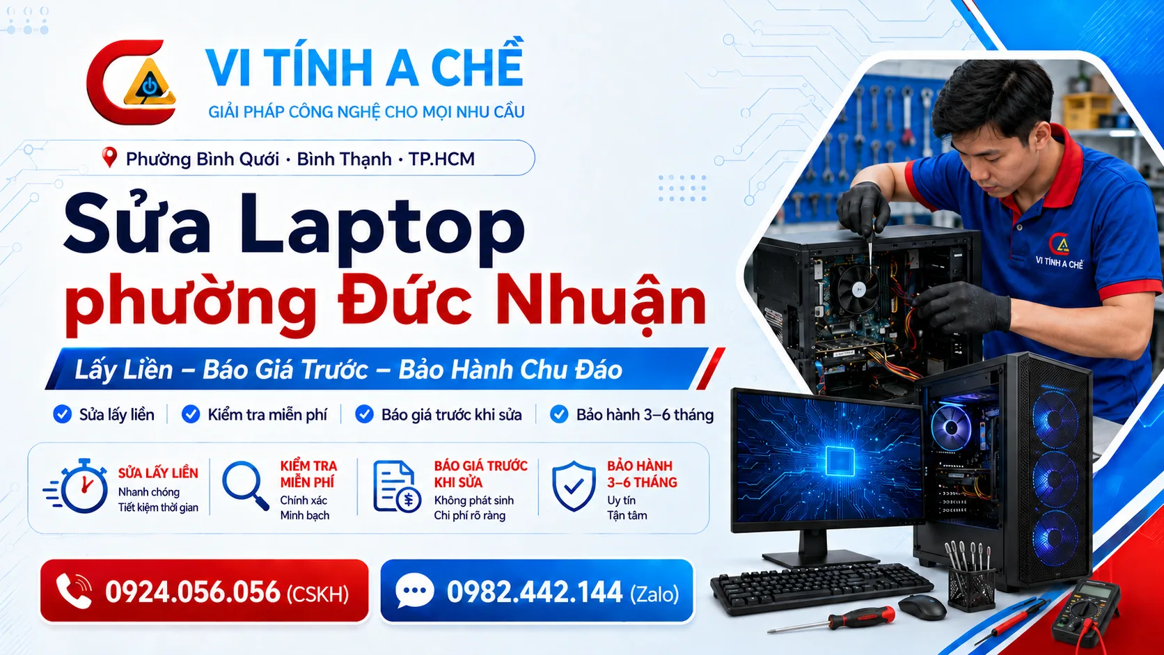 Sửa Laptop Phường Đức Nhuận 5 Sửa Laptop Phường Đức Nhuận - Vi Tính A Chề